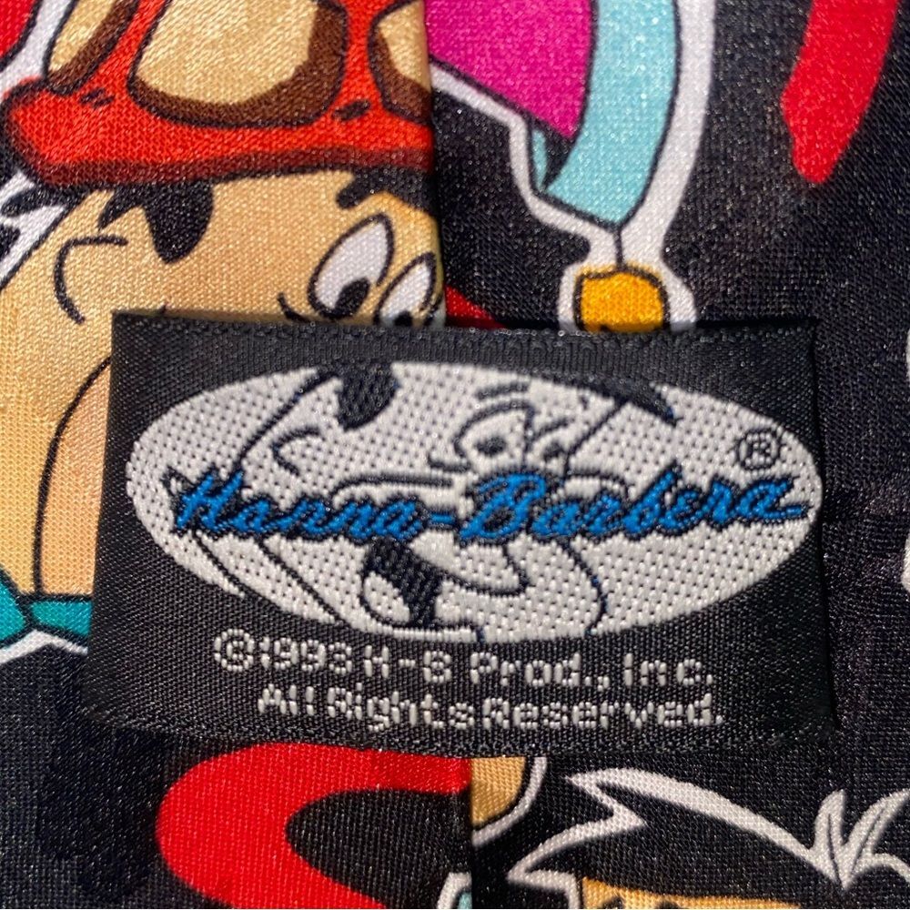 Hanna Barbera Fred Flinstone Vintage Tie View 4